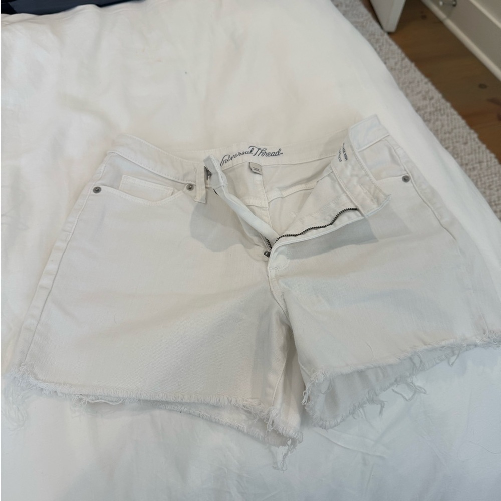 Universal Thread White Jean Shorts
